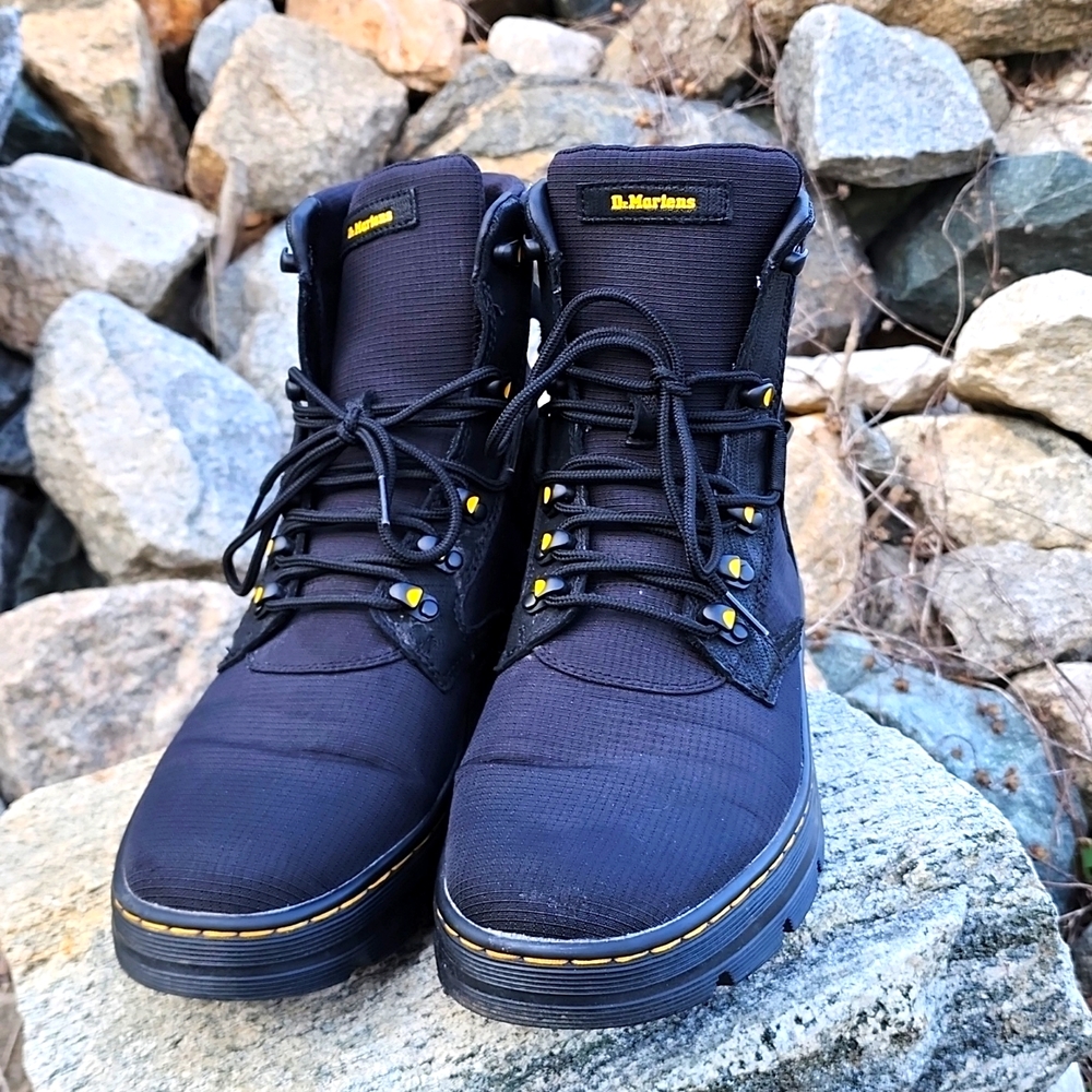 DR MARTENS COMBS TECH II EXTRA TOUGH POLY AND AJAX BLACK BLACK
